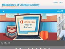 Tablet Screenshot of millenniumstars.org